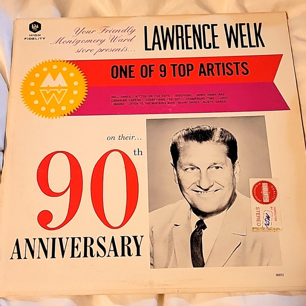 Vintage Montgomery Ward Lawrence Welk Record